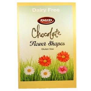 D&D Vegan Orange Flavoured Chocolate Flowers