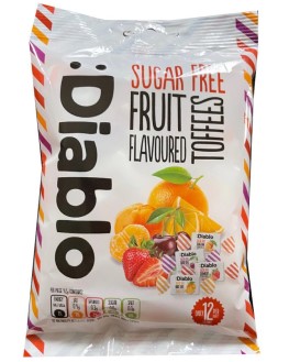Diablo Sugar Free Fruit Flavoured Toffee Sweets