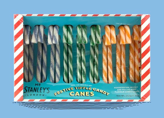 Mr Stanley's Festive Tipple Candy Canes 252g