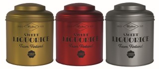 Halva Finnish Sweet Liqourice Tin (Mixed Colours)