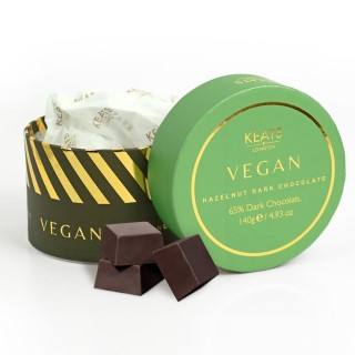 Keats Vegan Hazelnut Dark Chocolate Gift Box