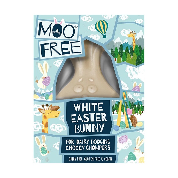 Moo Free Dairy Free & Vegan White Chocolate Easter Bunny