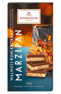 Niederegger Walnut Rum Krokant Marzipan Bar
