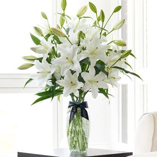 Luxury Oriental Lily Vase