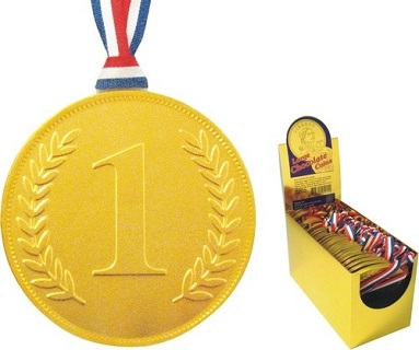 75mm Gold No.1 Medal with Ribbon