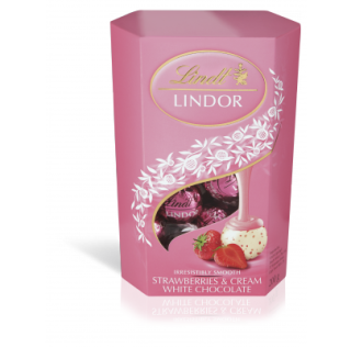 Lindor Cornet Strawberries & Cream 200g