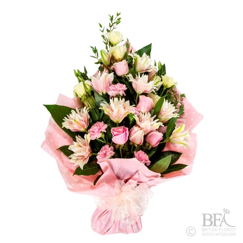 Pink Aqua-Packed Bouquet