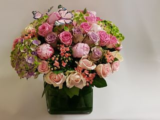 Glorious Pink Vase Arrangement