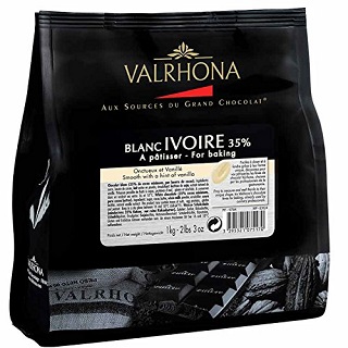 Valrhona Blanc Ivoire 35 Cocoa Kilo Bag