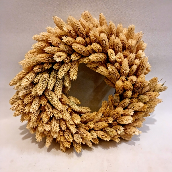 Natural Wheat Wreath