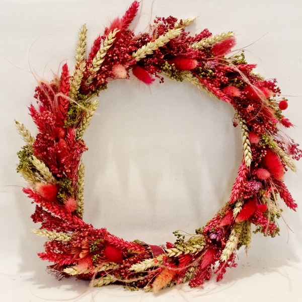 Everlasting Dried Flower Wreath