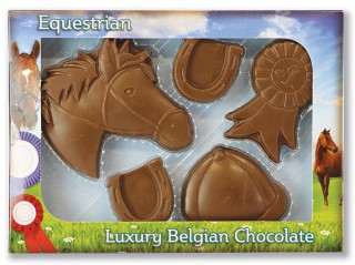 Chocolate Horse Riding Set