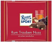 Ritter Sport with Rum, Raisin &amp; Hazelnut