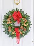 Traditional Festive Door Wreath