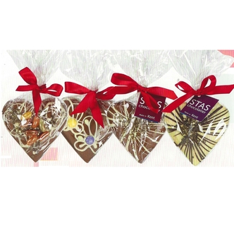 Stas Decorated Chocolate Heart