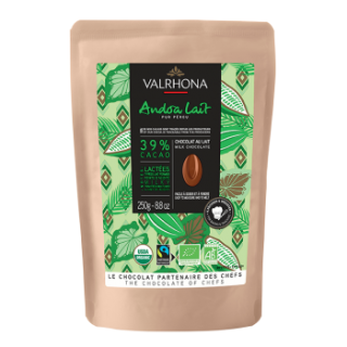 Valrhona Andoa Lait 39 Cocoa Baking Bag 250g